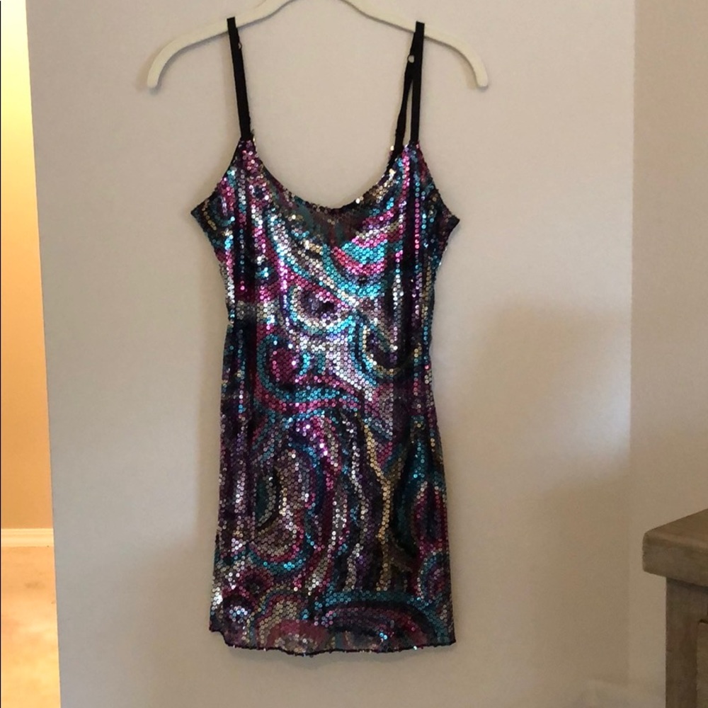 Free People mini sequin dress